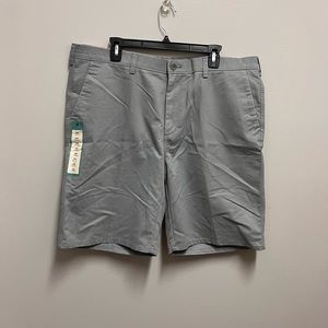 Haggar mens grey shorts 40 flex waist eco shorts new